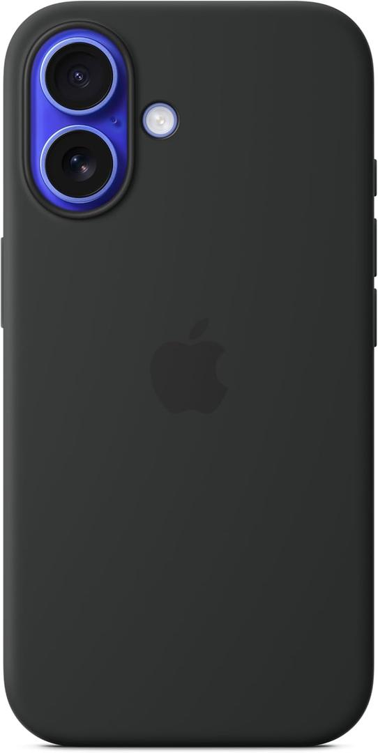 Apple iPhone 16 Silicone Case with MagSafe and Camera Control - Black