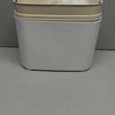 LALASTAR Small Bathroom Trash Can Automatic Touchless, Bathroom Garbage Can with a Lid, Motion Sensor trashcan for Bedroom, Kitchen, Office, 2.5 Gallon, White