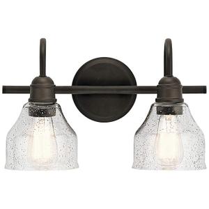 Kichler Avery 9 1/4" High Olde Bronze 2-Light Wall Sconce