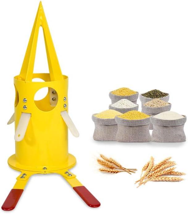 Big Bag Dispenser Bulk Bag Unloader Big bag animal feed unloader for warehouse farm home use Construction Industry (Yellow)