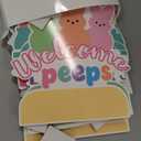 12Pcs Easter Bunny Honeycomb Centerpieces Party Decorations Easter Bunny Honeycomb Party Supplies Bunny Themed 3D Table Toppers Decor for Spring Holiday Girls Birthday Baby Shower Decor