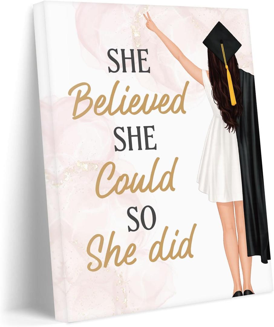 Zarvella 2026 Graduation Decorations, Graduate Poster for Congratulation Party Wall Table Decor Supplies, Graduation Gift for Her Him, Masters Degree, College, High School, PhD, Nurse, Law School