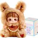 CALEMBOU Plush Blind Box, Cute Miana Nighty-Night to U Series Stuffed Blind Box Doll, Kawaii Mystery Vinyl Plush Toys Collectible for Birthday Gift (Miana Nighty-Night to u)