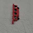 4 Post Power Distribution Block Bus Bar with Cover - Made in The USA - 250 Amp Rating - Marine, Automotive, and Solar Wiring (3/8 - Red)