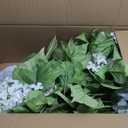 2 Pack Large Faux Hydrangea Plants UV Resistant Fake Plastic plantas Flowers Trees Indoor Outdoor Realistic Floor Plants Artificial Tree for Home Porch Garden Office Porch Patio Front Bonsai Decor