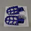 AnXin Foot Pegs Motorcycle Universal CNC Footpeg for CRF XR CR 50 70 80 100-125cc CT200U Mini Bike SSR Apollo RFZ TaoTao Lifan Kayo Coolster Pit Bike - Blue