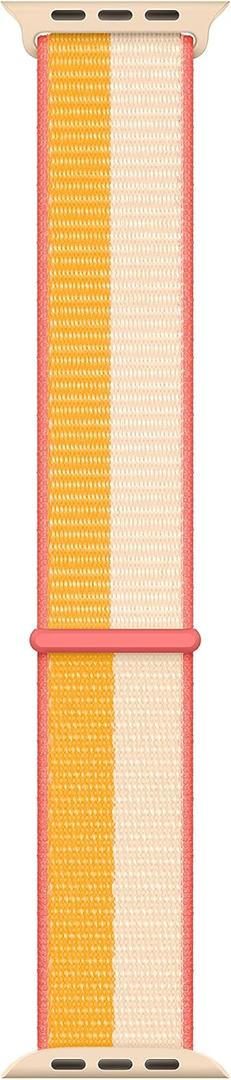 Apple Watch Band - Sport Loop (45mm) - Maize/White - Regular