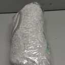 OLANLY Luxury Toilet Rugs U-Shaped 24x20, Extra Soft and Absorbent Microfiber Bathroom Rugs, Non-Slip Plush Shaggy Bath Mat, Machine Wash Dry, Contour Bathroom Mats for Toilet Base, Light Grey