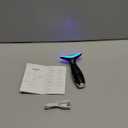 7 Color Neck Face Massager - Facial Massager Tool for Skin Care at Home, Vibrating Face Massager with Thermals, Galvanic Machines Black