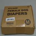 XPCARE 6 Pack Washable Female Dog Diapers - Reusable, Highly Absorbent, Leak-Proof Puppy Diapers for Female Dog (XS)