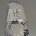 DriftAway Chris Double Layer Linen Blackout Tie Up Curtains Thermal Insulated Fully Lined Vertical Striped Balloon Roman Shade Bathroom Window Adjustable Rod Pocket 25 Inch by 47 Inch Jean Navy