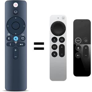 Replacement Remote Control for Apple TV 4K / HD Players A1294 A1218/MA711 A1378/MC572 A1427/MD199 A1625/MGY52/MLNC2 A1842/MQD22/MP7P2