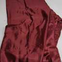 J&V TEXTILES 2 Panels Solid Grommet Semi Sheer Faux Silk Window Curtain Drapes Treatment in 84" Length (Burgundy)
Visit the J&V TEXTILES Store