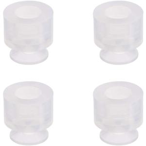 uxcell Suction Cups, 8mm Diameter x M5 Joint Silicone Vacuum Pneumatic Suction Cup 4pcs