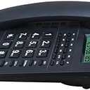 Corded Caller ID Telephone with Speaker for Home and Office, TelPal Wired Landline Telephone Set Simple Analog Desktop Hotel Telephones