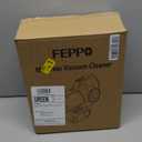 FEPPO Mattress Vacuum Cleaner, 16Kpa Bed Vacuum Cleaner with 253.7nm UV-C Light, 140F Heat, HEPA Filter & Ultrasonic, Versatile Handheld Vacuums for Bed, Sofa, Couch, Crib(Corded, 500W) (White)