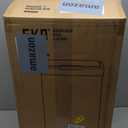 EKO Mirage-T 50 Liter / 13.2 Gallon Touchless Rectangular Motion Sensor Trash Can, Brushed Stainless Steel Finish (Matte Black)