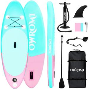 Kids Stand Up Paddle Board with Inflatable SUP Accessories, Non-Slip Comfort Deck Inflatable Paddle Board for Kid, Durable, Lightweight Fin for Youth & Kids