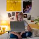 FISYOD Foldable Lap Desk, Laptop Bed Desk, Portable Bed Table, Laptop Stand for Bed & Couch, Lightweight & Mini - White