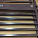 Pet Gate - 4-Panel Indoor Foldable Dog Fence for Stairs, Hallways, or Doorways - 73x24-Inch Freestanding Dog Gates by PETMAKER (Brown)