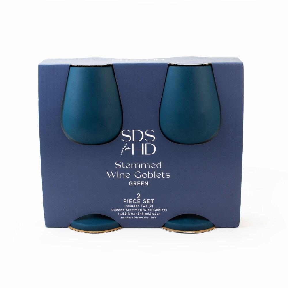 SDS for HD Designs Silicone Stemmed Goblets - Set of 2