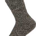 BomKinta Boot Socks for Women Winter Solid Thick Warm Socks Cozy Crew Socks Christmas Gift (Medium, Black Brown Gray -3 Pairs)