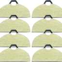 Vacuum Mop Replacement Pads for Shark RV2001WD/2002WD/AV2001WD Reusable Hard Floor Cloth Expert Wet Replacement Microfiber Soft Pad (8)