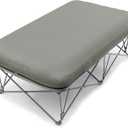 KAMPKEEPER Camping Cot,Camping Cots for Adults,Folding Camping Cot with Inflatable Air Mattress and Carry Bag,for Outdoor Travel Camp Beach Vacation (not Included The Airpump)