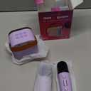 Mini Karaoke Machine for Kids, 2026 TOP Toys Easter Birthday Gifts Ideas for Girls Ages 4, 5, 6, 7, 8, 9, 10, 12+ Years Old, Portable MP3 Player with 2 Wireless Mics for Family Home Party (Light Purple)