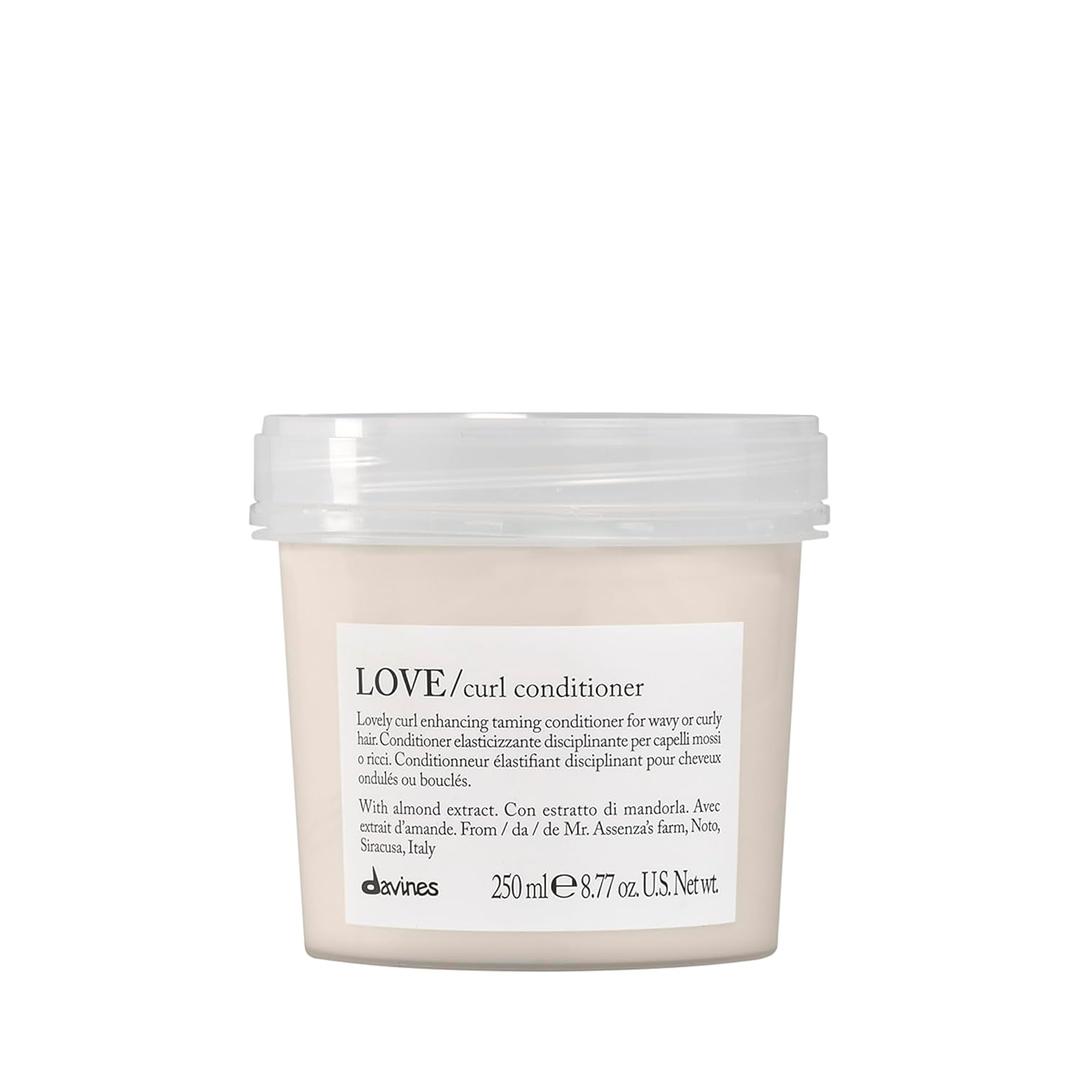Davines LOVE Curl Conditioner, Enhance and Control Curly and Wavy Hair, Weightless Volume and Softness (8.77 Fl Oz (Pack of 1))