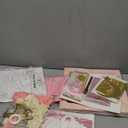 Pink Gold Birthday Decorations, Pink White Gold Party Decorations for Women - Happy Birthday Banner, Balloons, Tissue Pompoms, Tassels Garland