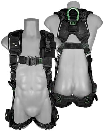 Frontline 250VTB Elite Vest Style Harness with Aluminum Hardware and Suspension Trauma Straps+ OSHA&ANSI