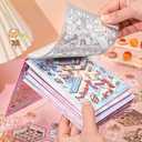 10 Sets DIY 3D Sticker Scene Collection Book for Kids Adults DIY 3D House Stickers Cute Cartoon Animal Make Your Own Shop House Stickers Therapy for Adult Relief Stress Pass The Time