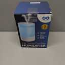 Everlasting Comfort 2.5L Top Fill Humidifier for Bedroom – Quiet, Easy to Fill & Clean, 24HR Runtime, Night Lights, Timer, Ultrasonic Cool Mist, Auto Shut-Off, Essential Oil Diffuser - White