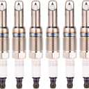 SP546 Spark Plugs Compatibile with Ford Expedition for F-150 F-250 Super Duty for F-350 Super Duty for Lincoln Mark LT for Navigator, 5.4L 6.8L V8 V10 Engine Replacement for SP421 SP515