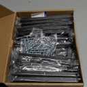 Ravinte 30 Pack 6-1/4 Inch Kitchen Square Cabinet Handles Matte Black Stainless Steel Drawer Pulls Hardware