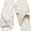 Beige Home Slippers Soft, 38-39 Size