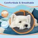 Soft Dog Cone Collar After Surgery Alternative for Dogs to Stop Licking, Comfy Collars for Large/Medium/Small Pet, Adjustable Elizabethan Neuter Recovery E Cones of Shame Neck & Head Ecollars (XL (Fit 70-130 lb Dog))