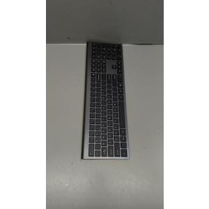 2.4G Wireless Slim Silent Full-Size Keyboard with Numeric Keypad, Calculator Button, USB Receiver, Fn Lock, Ultra-Thin Scissor Switch Design, Computer Keyboard for Laptop PC Windows MacWithout mouse