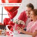 2pcs Valentines Gnomes Magnetic Keychain Matching Couple Gifts Valentines Gnome Gifts for Him and Her