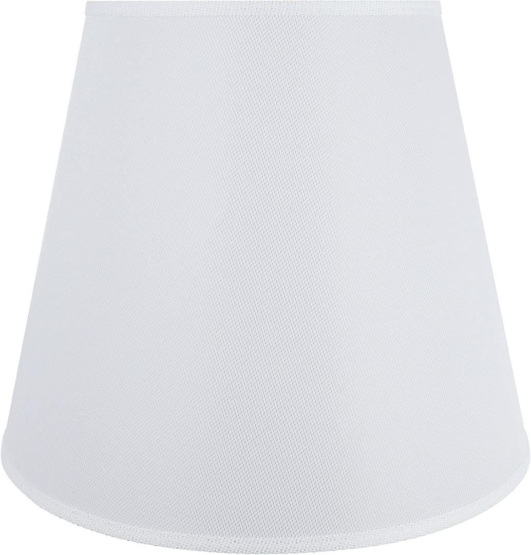Aspen Creative 32802 Transitional Hardback Empire Shape Spider Construction Lamp Shade in White, 18" wide (11" x 18" x 15")