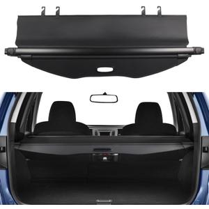 BOPARAUTO Cargo Cover for Subaru Outback Accessories Manual Tailgate 2010-2012 2013 2014 Rear Trunk Retractable Security Shade Cover(FIT for Manual Tailgate)