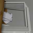 Window Air Conditioner Side Panel with Frame,AC Insulation Side Panels Curtain Kit,Fits for Most 10000BTU Window AC Units