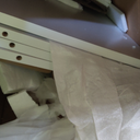 Bedz King Stairway Bunk Beds Twin over Twin with 3 Drawers in the Steps and 2 Under Bed Drawers, White (White)