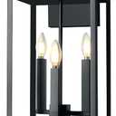 Modern Outdoor Wall Lights,Large Exterior Wall Sconce,Black Porch Light Fixture,Outdoor House Lights Wall Mount,Waterproof Outside Light For Garage Front Door With Thick Clear Glass E12 1 Pack, 19.6 IN-1 Pack