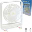 Magnetic Fan for Cruise Ship - Magnetically Sticks on Cabin Ceilings and Walls - Ultra Thin Yet Powerful 3-Gear, Portable & Cabin Approved, Rechargeable Battery - The Original Portable Cruise Fan 2026