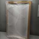 Nature Misty Forest Framed Canvas Wall Art Set, Foggy Landscape Wall Decor, Watercolor Pine Tree Wall Painting, Large Mountains Art Print for Living Room, Bedroom, Office - 24"X36"X3