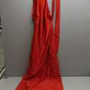 Memoriesea Women's Sexy High Split Sleeveless Backless Party Wedding Maxi Dress (Medium, Red)