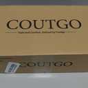 Coutgo Womens Slingback Stiletto High Heels Closed Pointed Toe Pumps D’Orsay Sexy Office Dress Shoes, Size: 8.5