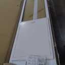 Ideal Pet Products Aluminum Pet Patio Door, Adjustable Height 77-5/8" to 80-3/8", 15" x 20" Flap Size, White